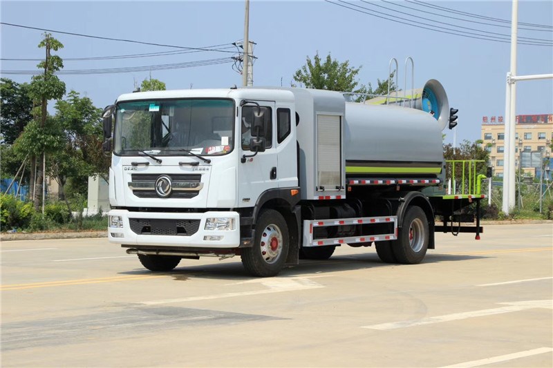 國六東風(fēng)D9 10噸圓罐抑塵車(chē)